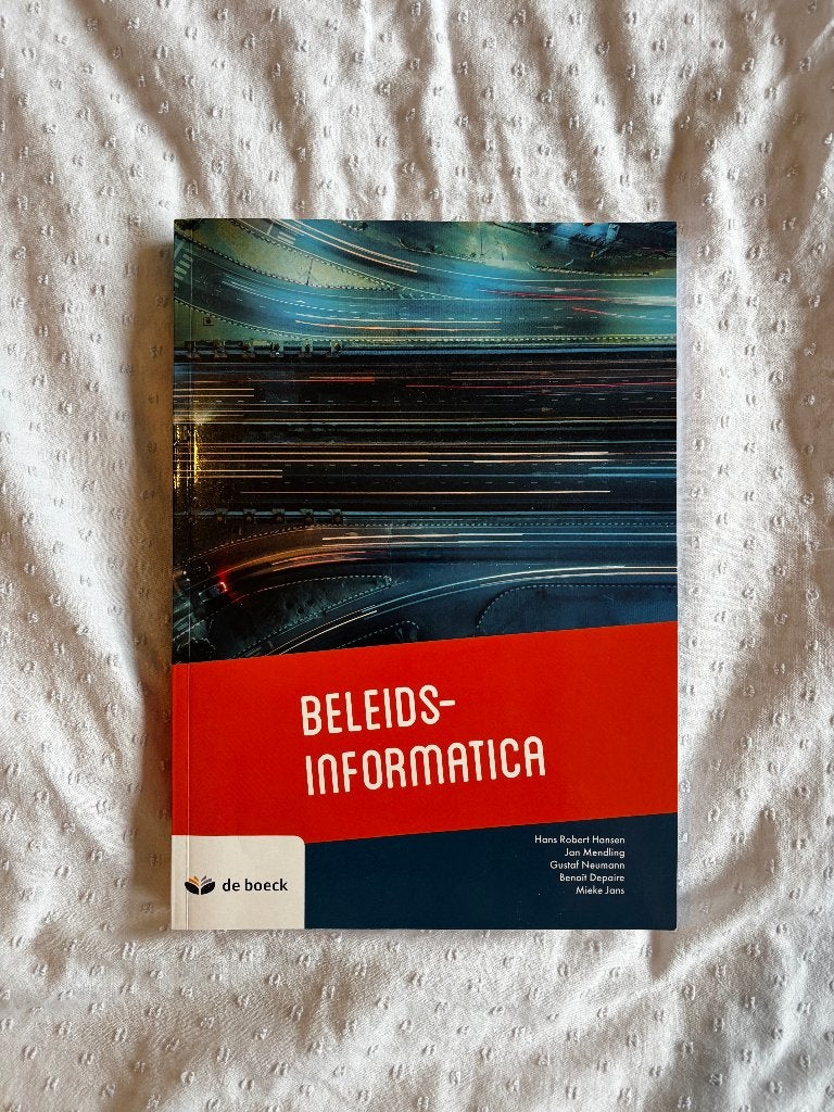 Beleidsinformatica TEW BEW Handboek, Boeken, Ophalen of Verzenden, Zo goed als nieuw