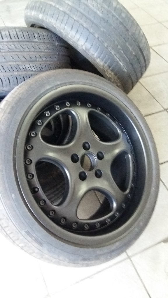 RH velgen met banden 8x17 steek 5x100, Auto-onderdelen, Ophalen, Gebruikt, Banden en Velgen, 17 inch