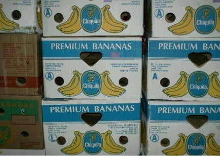 Bananendozen / verhuis, Ophalen