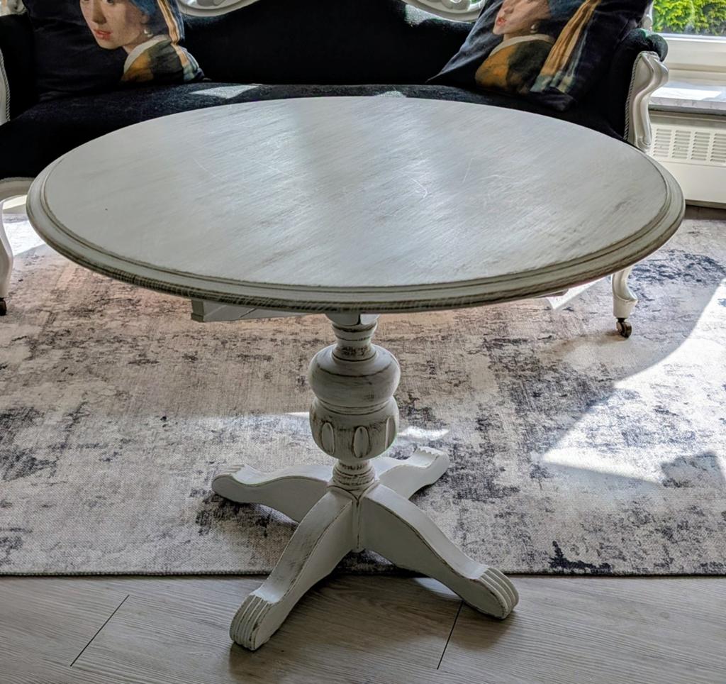 Ronde bijzettafel., Huis en Inrichting, Tafels | Bijzettafels, Ophalen