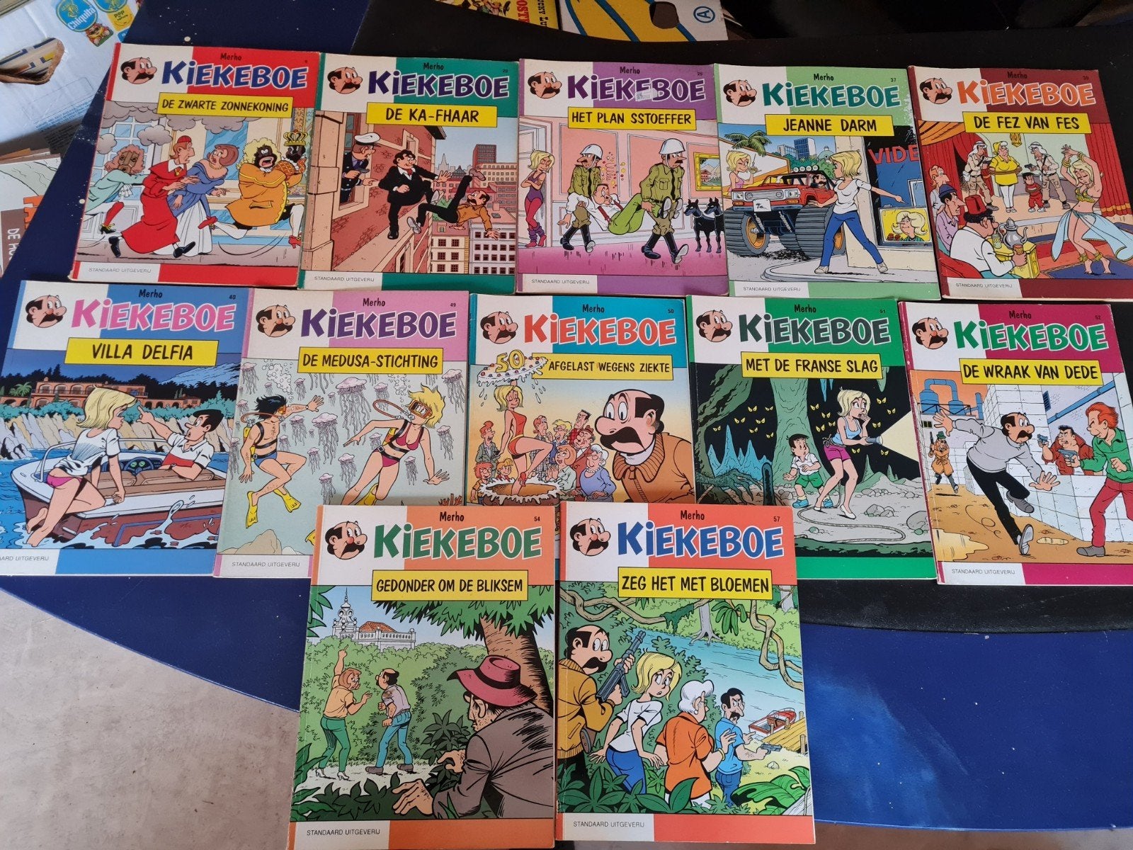 Kiekeboe, Boeken, Ophalen