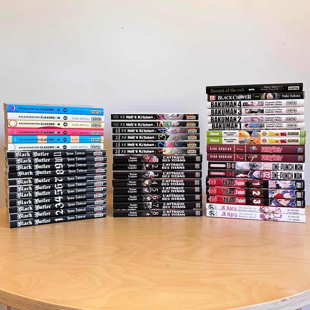 Mangakavel 2€/stuk - Attack on Titan, Black Butler,..., Boeken, Meerdere stripboeken, Ophalen of Verzenden, Gelezen