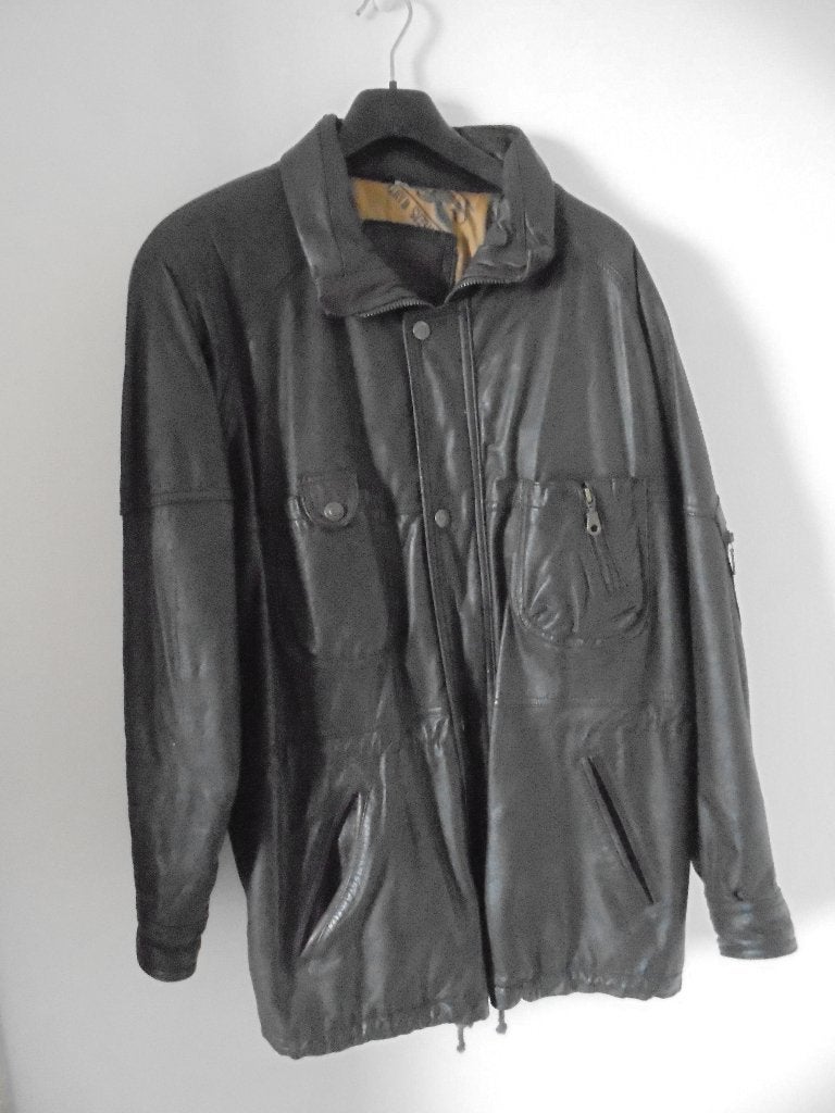 gilet en cuir pour homme couleur marron taille 48 comme neuf, Enlèvement ou Envoi, Comme neuf, Taille 48/50 (M), Brun