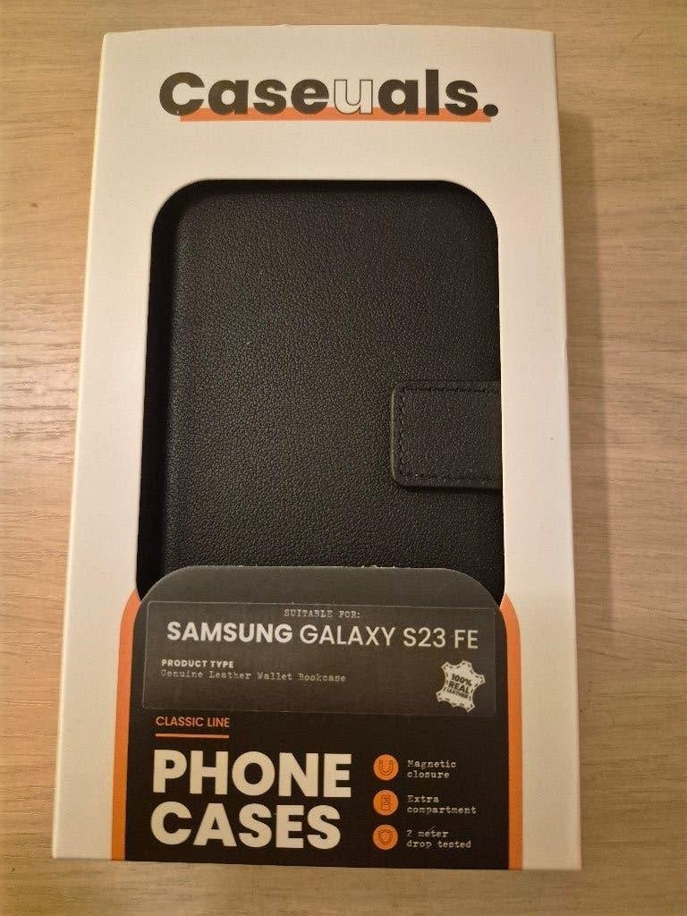 CASEUALS Cover Galaxy S23 FE Noir (CS-8117, Télécoms, Téléphonie mobile | Samsung, Enlèvement ou Envoi, Neuf, Noir, Galaxy S23