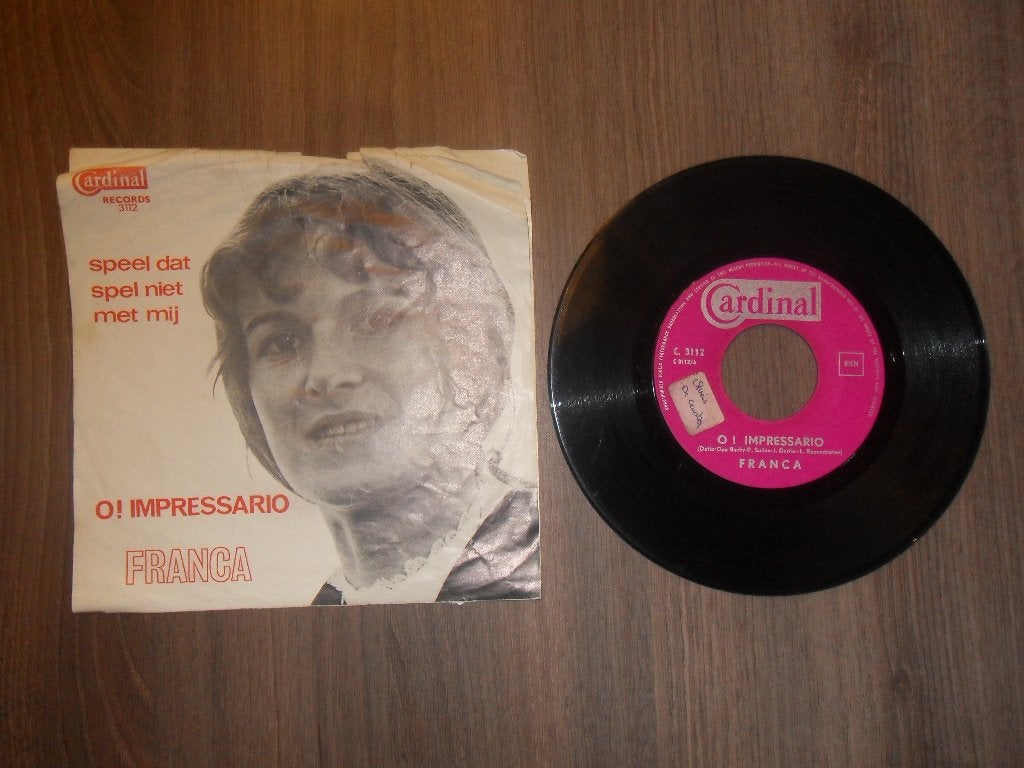 Franca - O! Impressario, Ophalen of Verzenden, Gebruikt, 7 inch, Levenslied of Smartlap