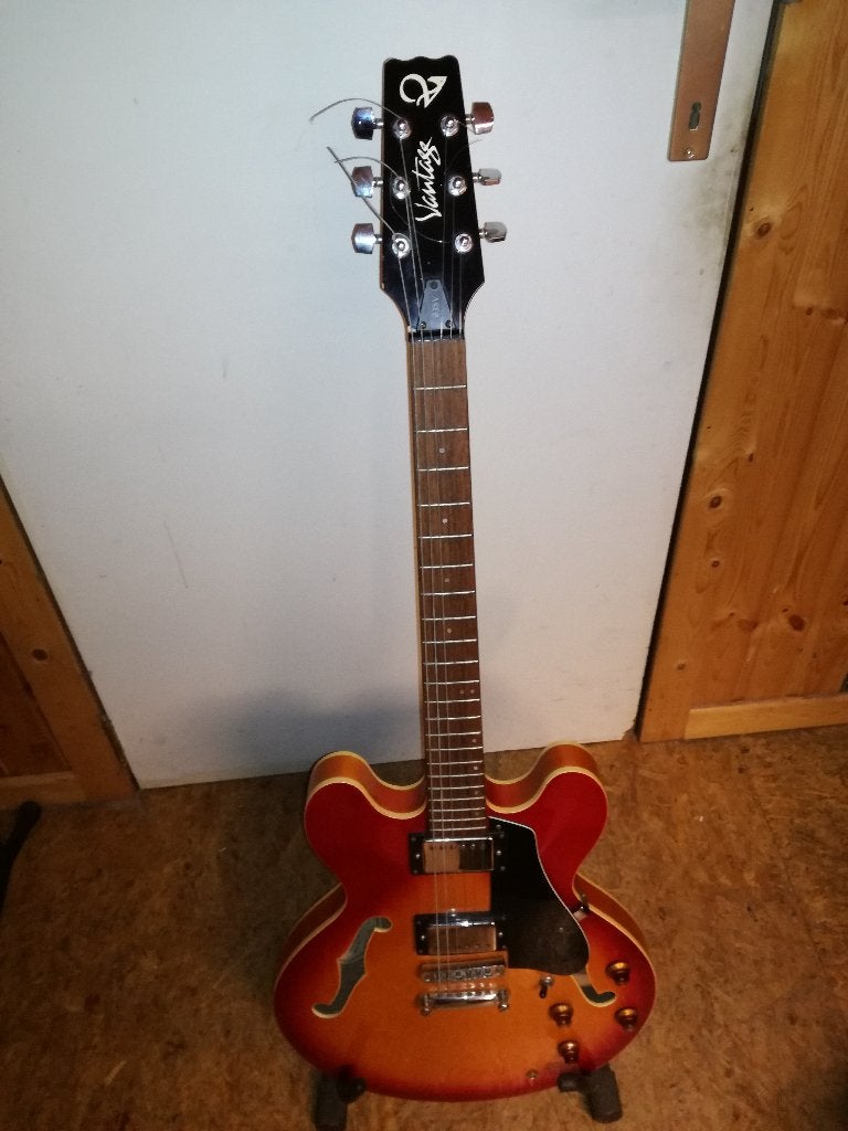 Vantage Semi hollow body, Muziek en Instrumenten, Ophalen, Gebruikt, Semi-solid body, Overige merken