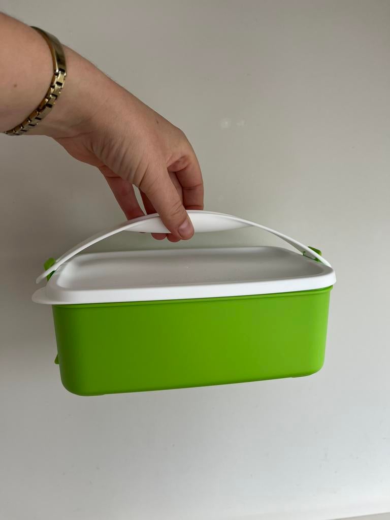 Nieuw! Click to go van Tupperware + DRIE GRATIS cubix mini’s, Ophalen of Verzenden, Nieuw, Groen, Overige typen