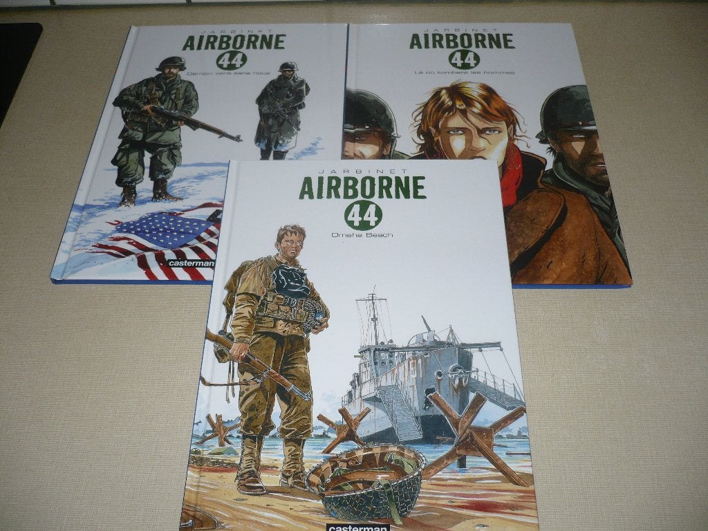 Airborne 44-tome 1 et 2 rééditions-tome 3 EO, Livres, Plusieurs BD, Enlèvement ou Envoi, Utilisé