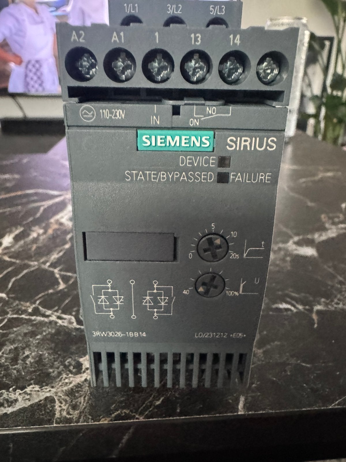 Siemens sirius 3rw3026 ongebruikt, Informatique & Logiciels, Enlèvement, Comme neuf