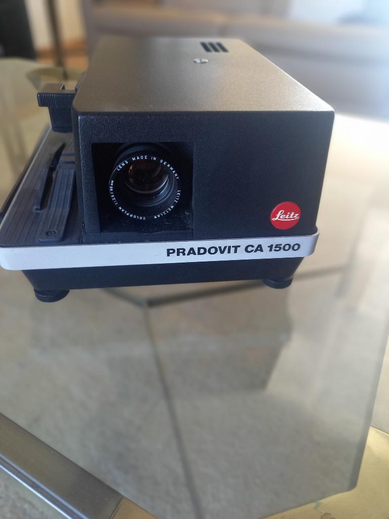 Diaprojector, Enlèvement, Utilisé, Avec écran