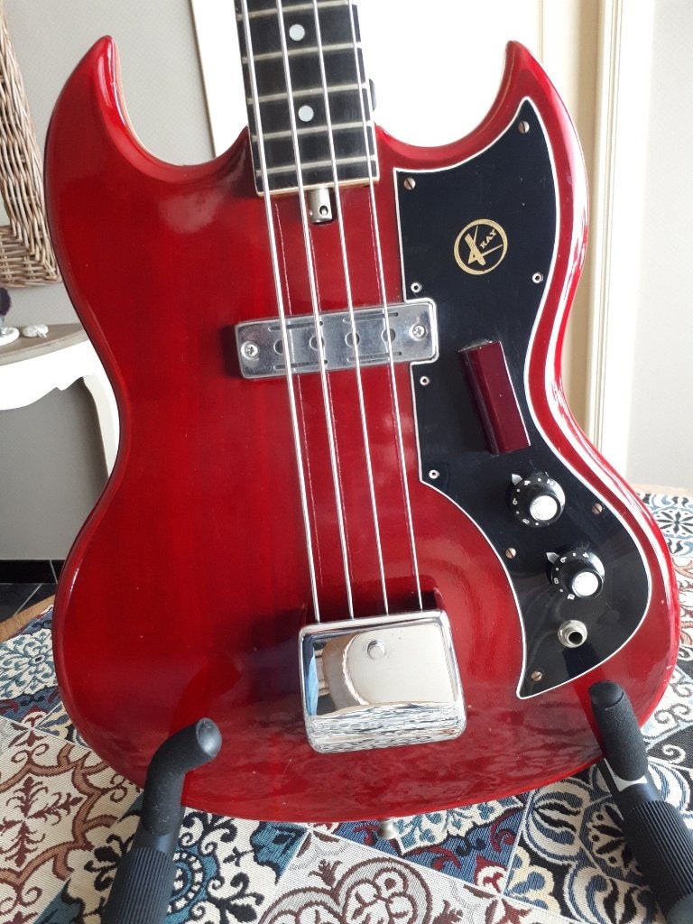 Vintage 60s SG Kay K-1B basgitaar, Musique & Instruments, Instruments à corde | Guitares | Basses, Enlèvement, Utilisé