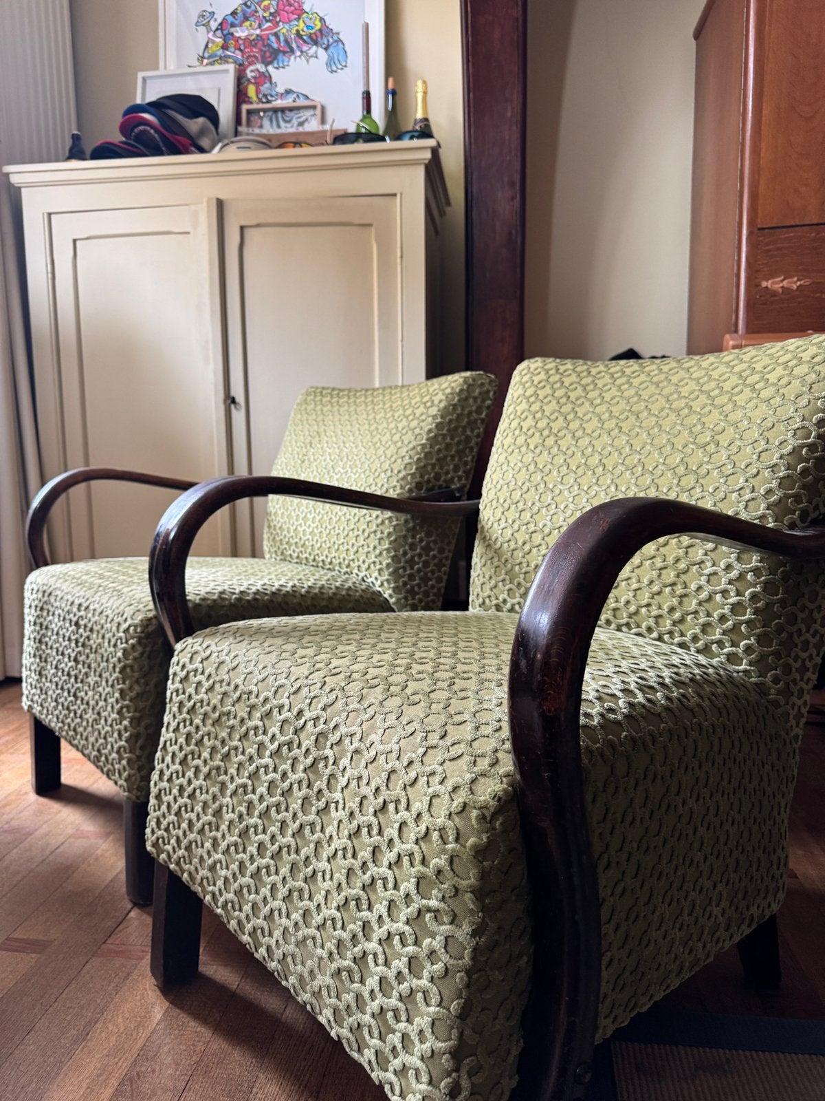 Sofa Art deco zetel, Ophalen, Zo goed als nieuw