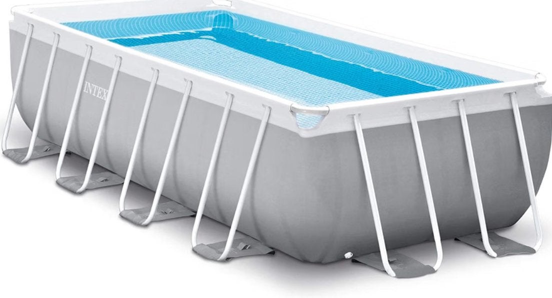 Intex + pompe a chaleur, Jardin & Terrasse, Piscines, 200 à 400 cm, Enlèvement, Utilisé, 80 à 120 cm