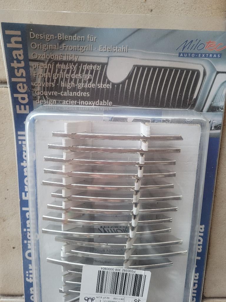 Kit Barrettes de Calandre Chromées MILOTEC pour Škoda NEUF, Autos : Pièces & Accessoires, Neuf, Pare-chocs, Enlèvement, Skoda