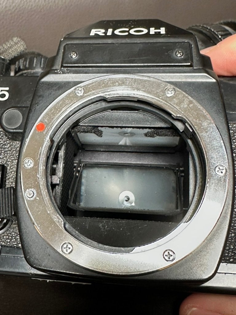 Ricoh KR5 + Osawa 28mm f 2.8, Audio, Tv en Foto, Ophalen of Verzenden, Gebruikt, Spiegelreflex, Overige Merken