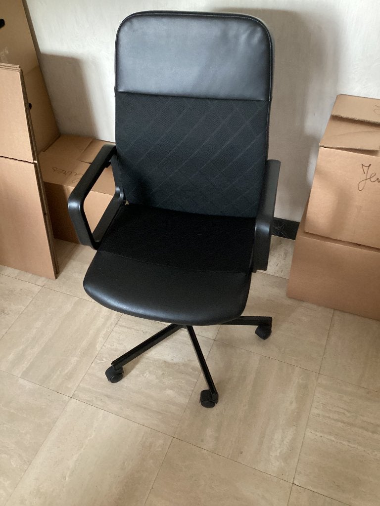 Chaise de bureau, Maison & Meubles, Enlèvement, Comme neuf, Noir, Chaise de bureau