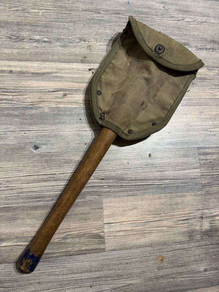 Pelle américaine avec étui du premier modèle WW2, Collections, Enlèvement ou Envoi, Armée de terre, Autres types