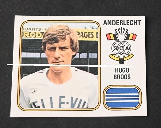 Panini Football 81 RSC Anderlecht Hugo Broos, Collections, Envoi, Comme neuf, Affiche, Image ou Autocollant