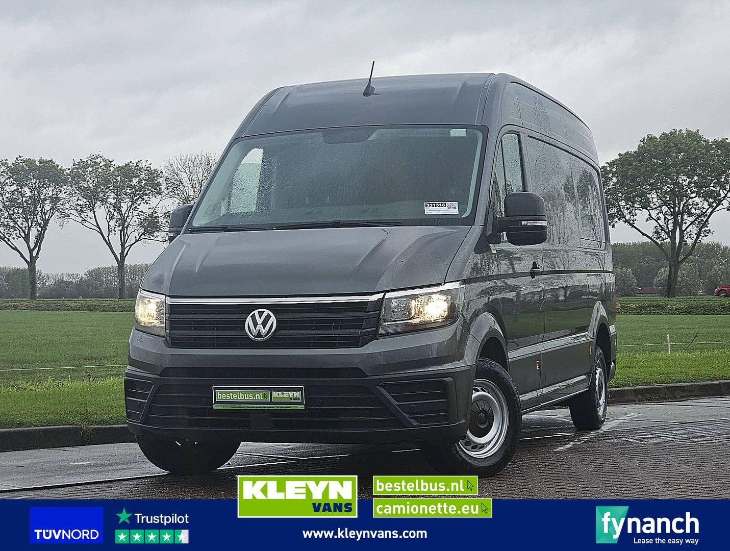 Volkswagen CRAFTER 35 2.0 L3H3 140Pk Euro6 3-Zits Mf-Stuuwie, Auto's, Bedrijf, Parkeercamera, Zilver of Grijs, Te koop