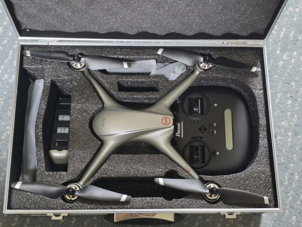 Drone GPS Potensic D80 2K HD, Potensic, Enlèvement ou Envoi, Qualité supérieure, 15 à 30 minutes