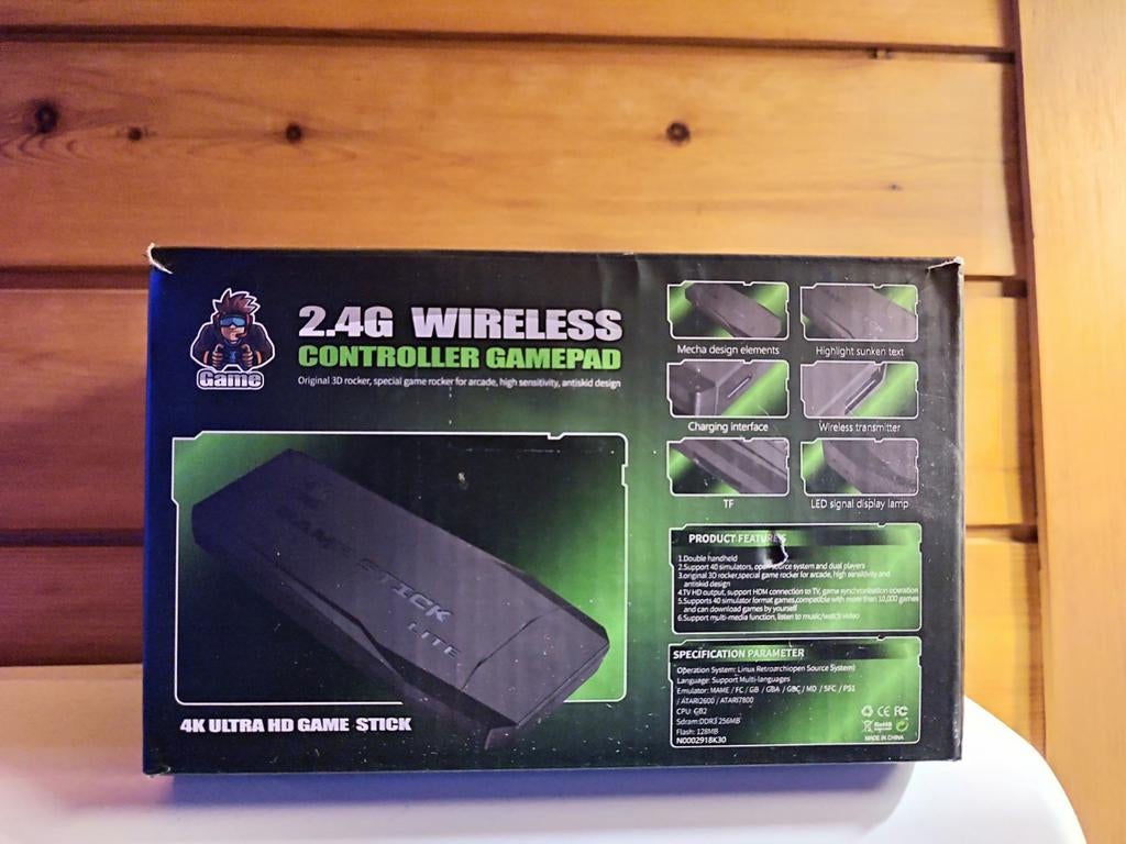 Retro Gaming stick 4K 128gb nieuw, 2 spelers, Ophalen, Nieuw, Overige genres