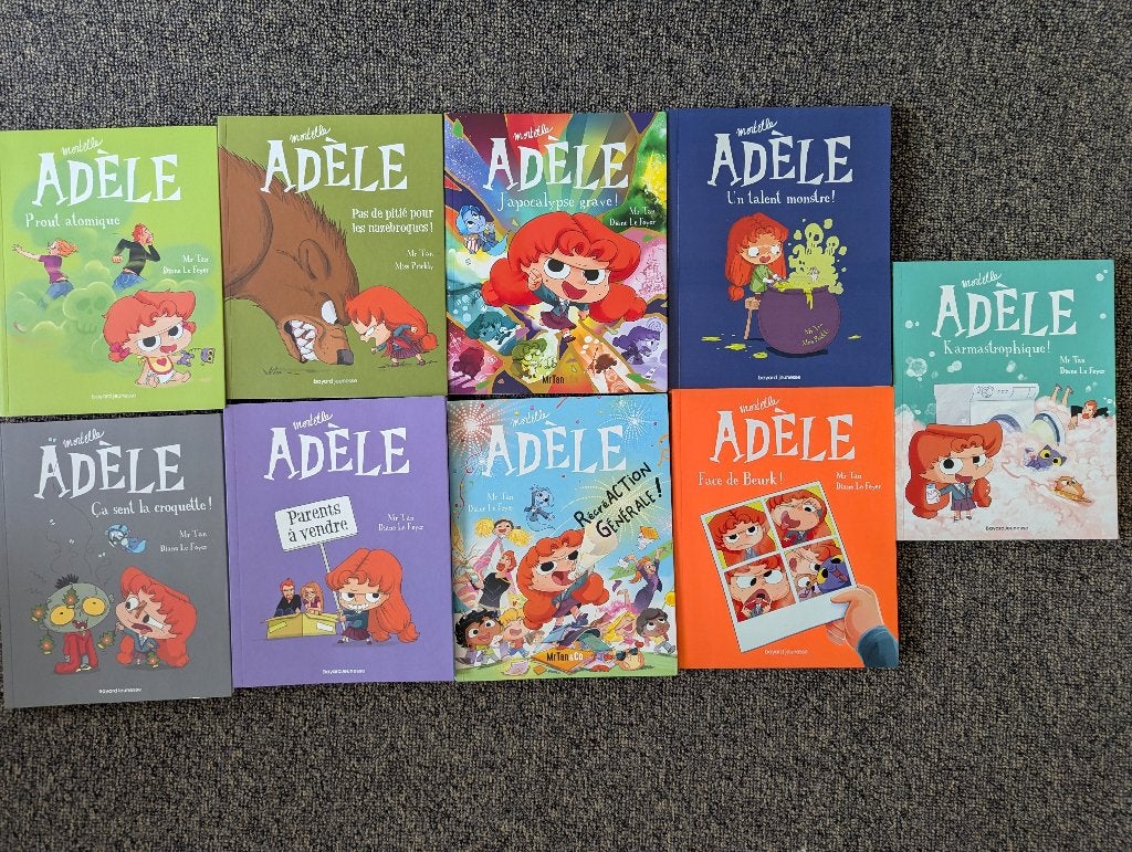 Mortelle Adèle BD, Plusieurs BD, Comme neuf, Enlèvement, Divers auteurs