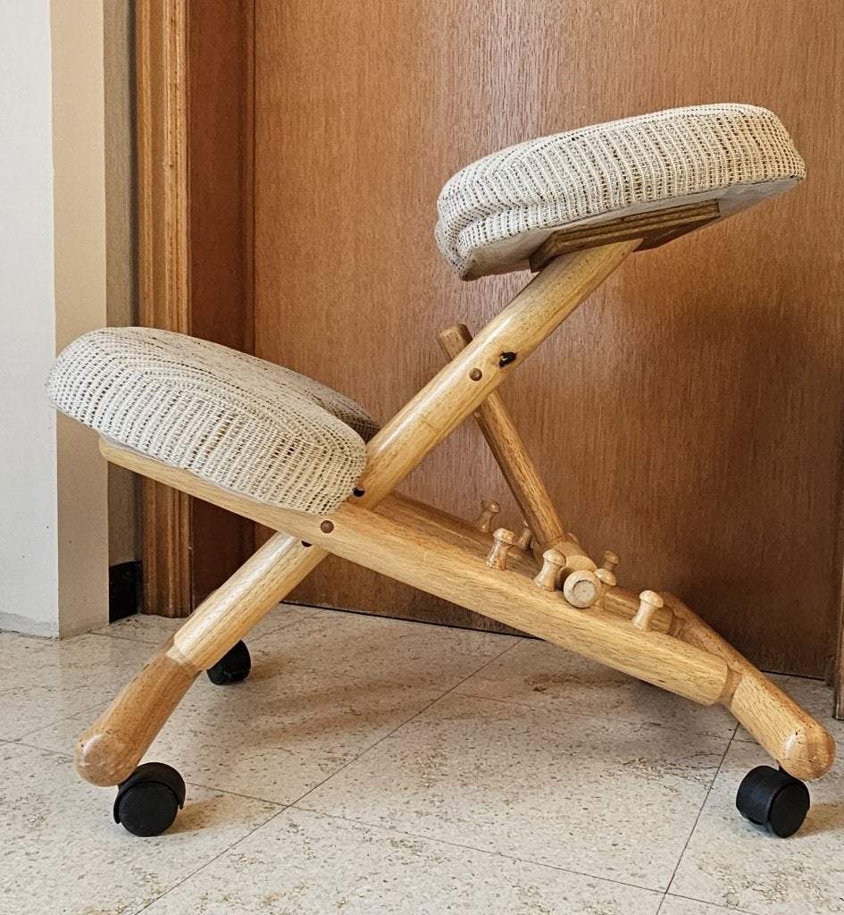 vintage bureaustoel, Ophalen, Zo goed als nieuw, Beige, Bureaustoel