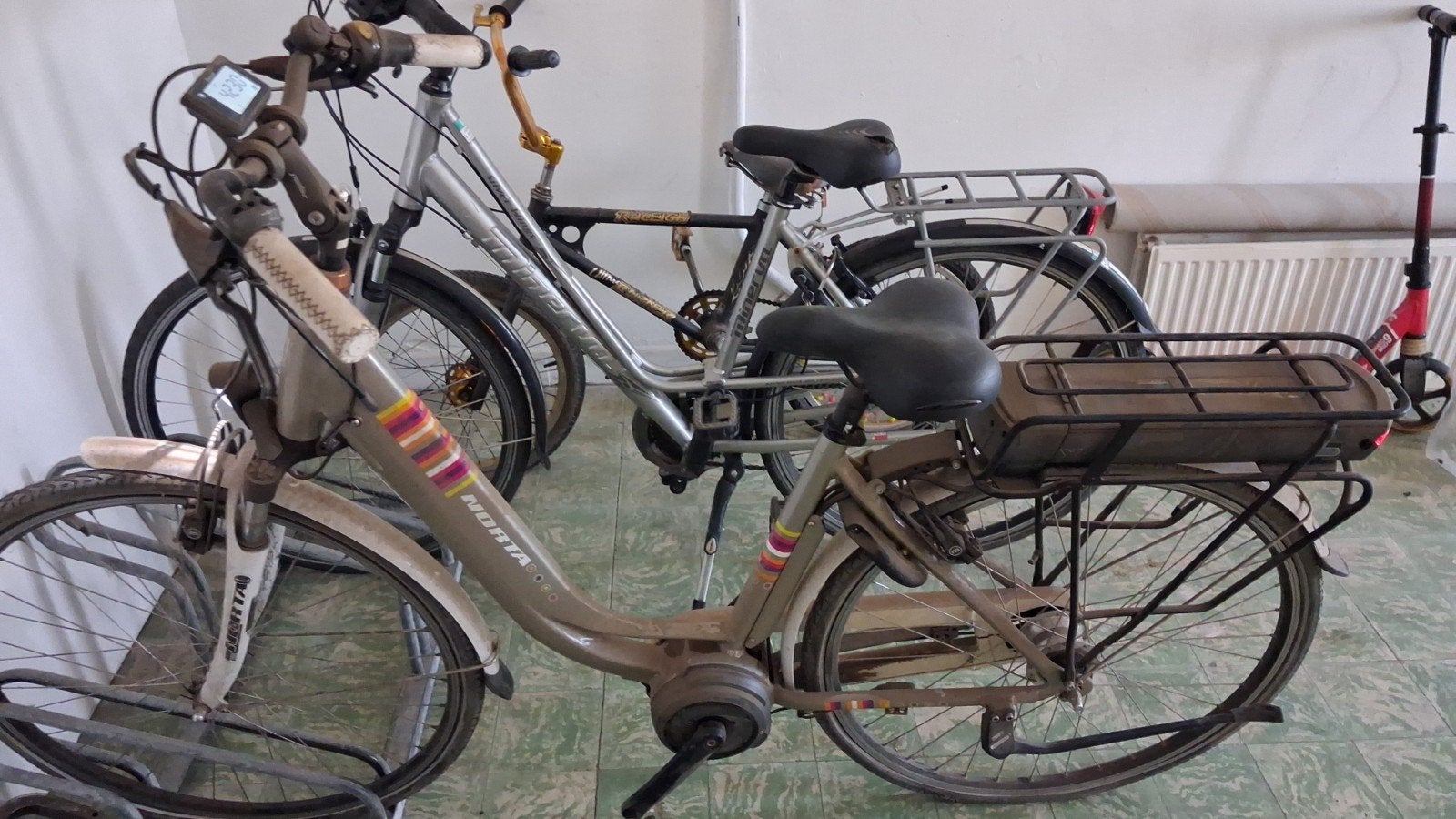 Nortafiets, Ophalen