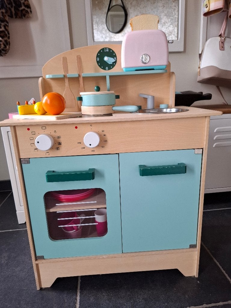 Speelkeukentje, hout, Ophalen, Zo goed als nieuw, Hout, Speelkeuken