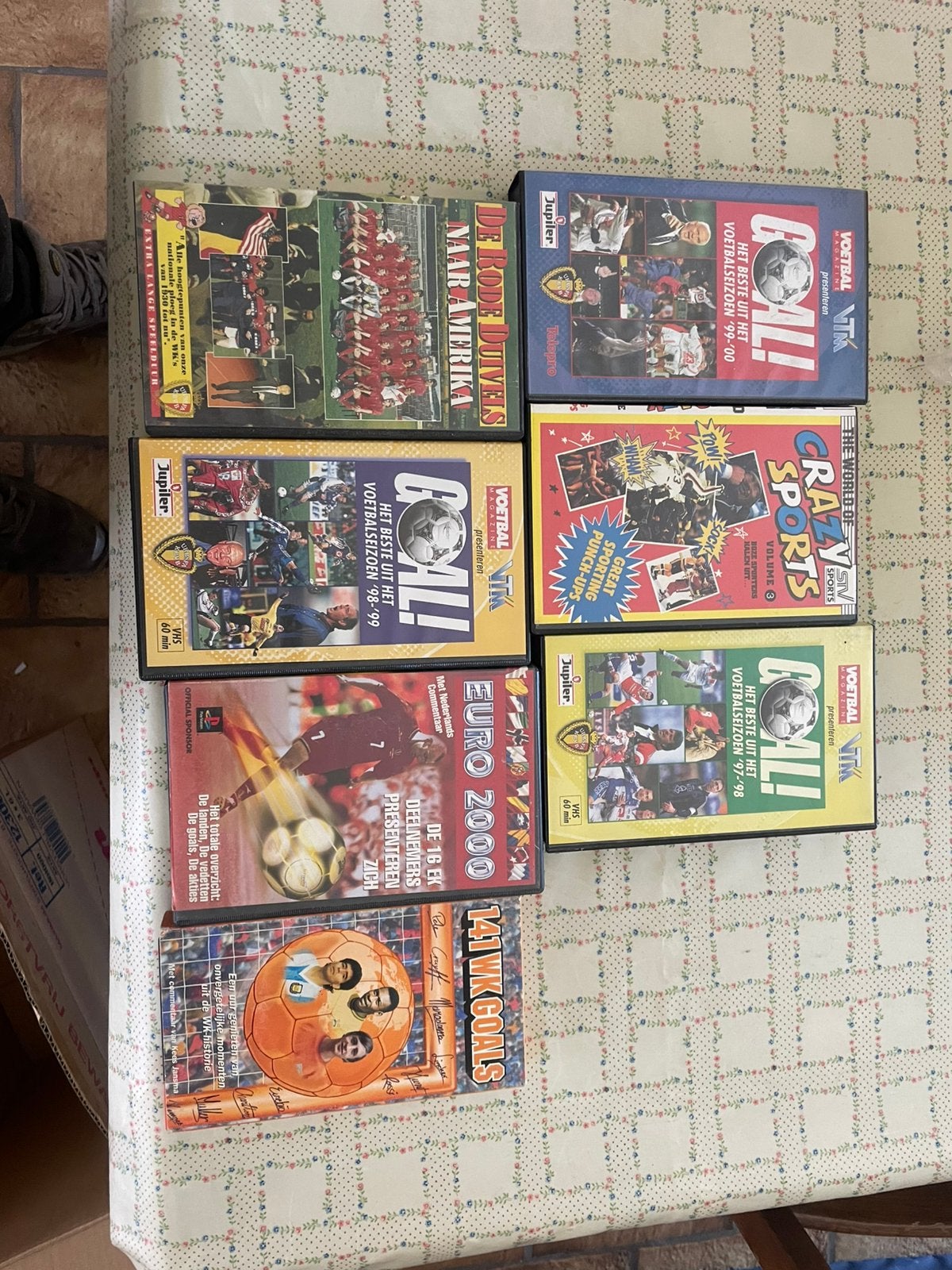 voetbal wk goals/ goals, Cd's en Dvd's, VHS | Documentaire, Tv en Muziek, Ophalen, Gebruikt