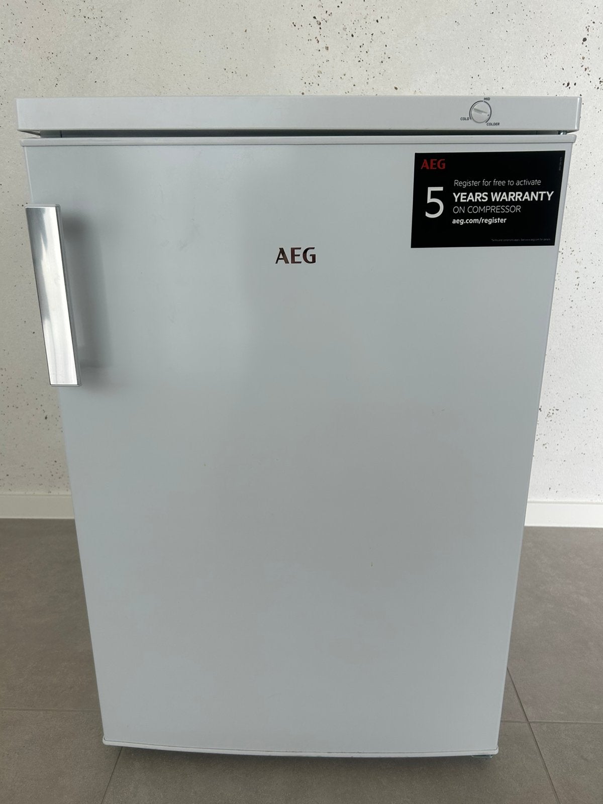 AEG diepvries met 3 vakken, Ophalen, Minder dan 85 cm, Minder dan 60 cm, Zo goed als nieuw