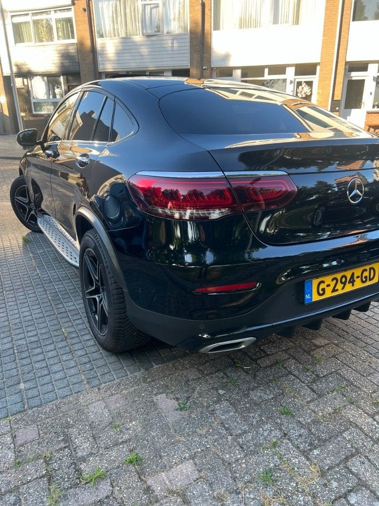 Mercedes GLC 220d Coupé 4MATIC AMG Line Facelift Pano 360, Autos, Cuir, Achat, Euro 6, Noir