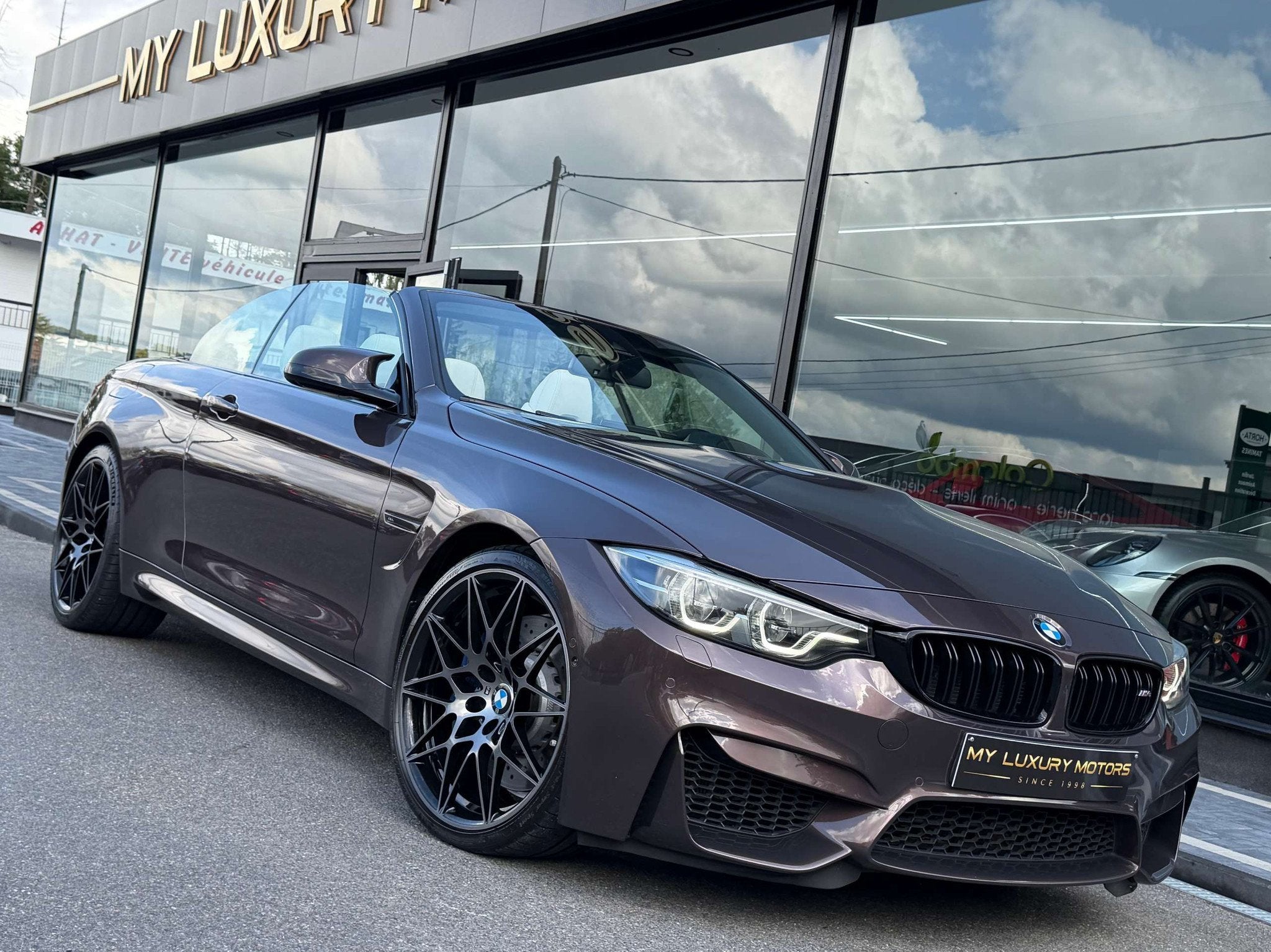 BMW M4 CABRIO | 3.0 COMPETITION 450 CV INDIVIDUAL | CUIR MER, Auto's, Automaat, 4 zetels, Gebruikt, Euro 6