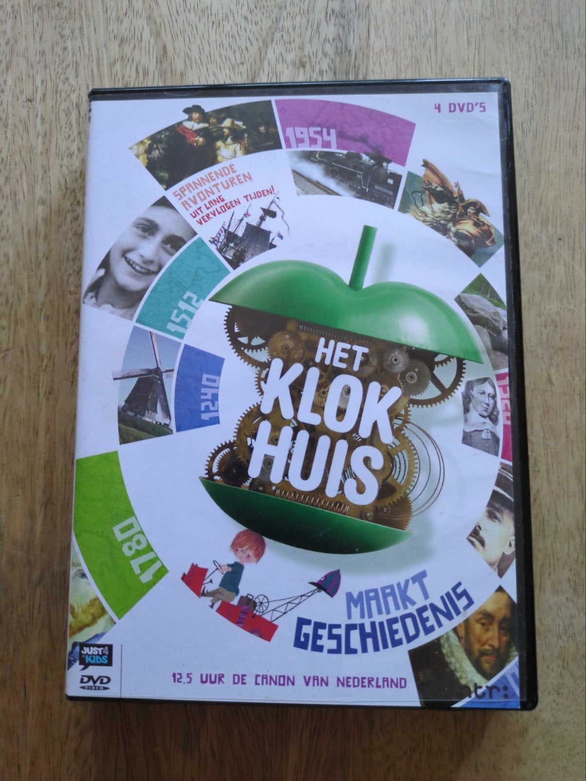 dvd box Het Klokhuis maakt geschiedenis, Enlèvement ou Envoi