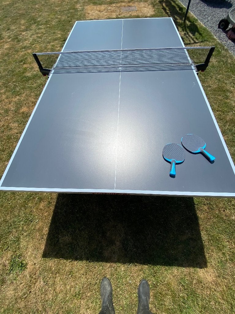 Table de ping-pong 150x200, Enlèvement, Utilisé, Table d'extérieur, Pliante