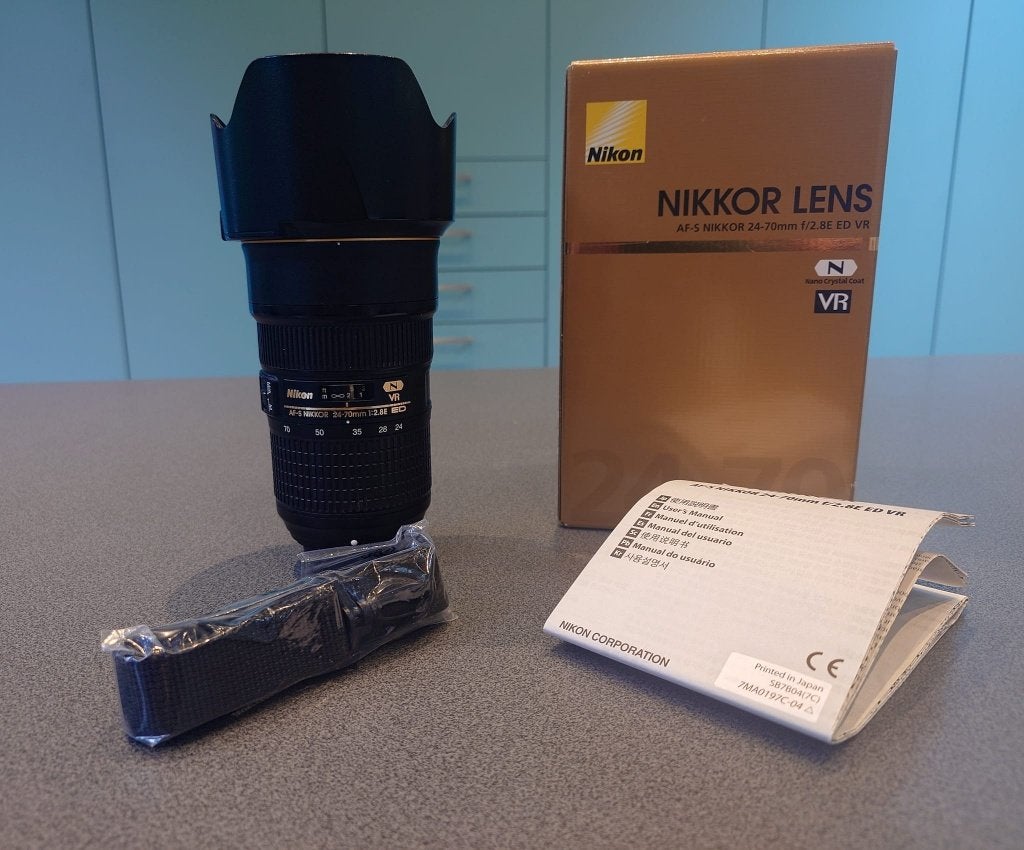Nikon AF-S NIKKOR 24-70mm f/2.8E ED VR, TV, Hi-fi & Vidéo, Photo | Lentilles & Objectifs, Comme neuf, Lentille standard, Zoom