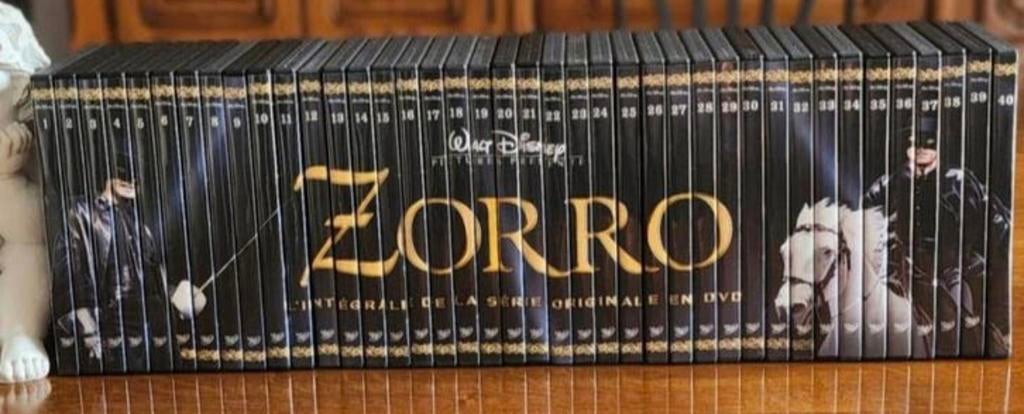 Volledige Disney dvd collectie van Zorro, Ophalen of Verzenden