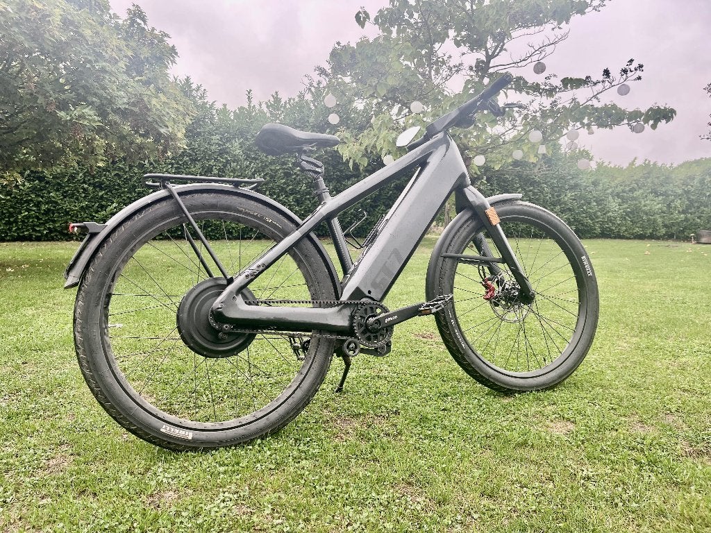 Stromer ST7 Anthracite Taille M SOH 99 %, Enlèvement, Utilisé, 50 km par batterie ou plus, Stromer