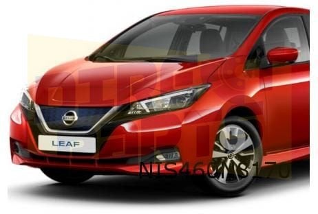 Nissan Leaf (1/18-) voorbumper (Acenta) (Z10 Solid Red) (te, Neuf, -, -, Avant