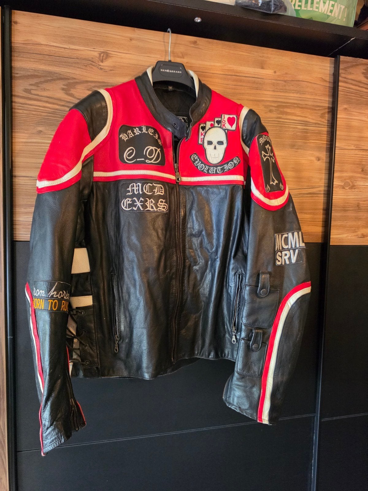 Harley Davidson & Marlboro Man Leren Motorjas - Maat 3XL, Enlèvement ou Envoi, Seconde main, Hommes, Manteau | cuir