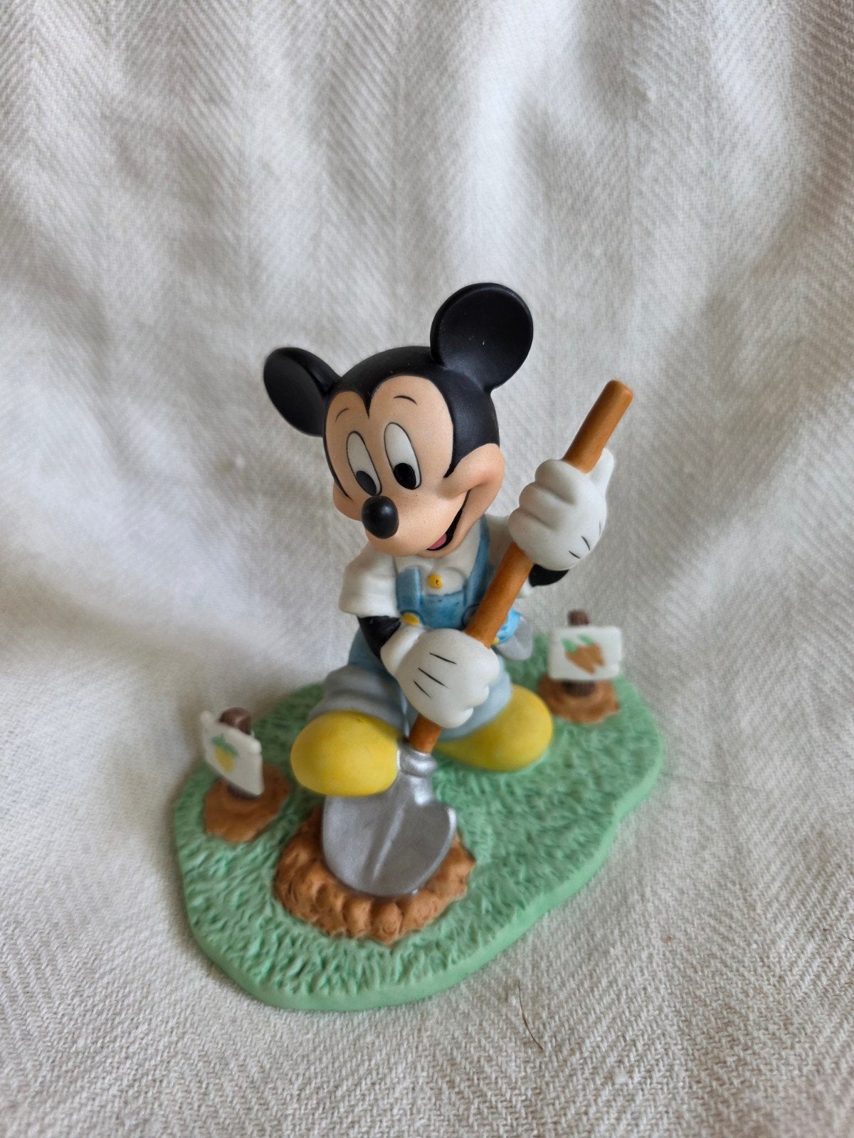 Vintage Mickey Gardener Mickey Mouse-beeldje in Jardini, Ophalen of Verzenden, Mickey Mouse
