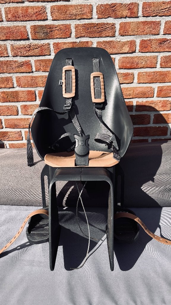 Fietsstoeltje voor bagagedrager (Kleur grijs), Ophalen, Achterzitje, 9 t/m 18 kg, Urban iki