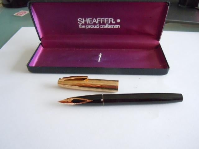 Stylo plume Sheaffer Imperial avec plume - nip en or 14 K, Sheaffer, Enlèvement ou Envoi, Avec boîte, Stylo