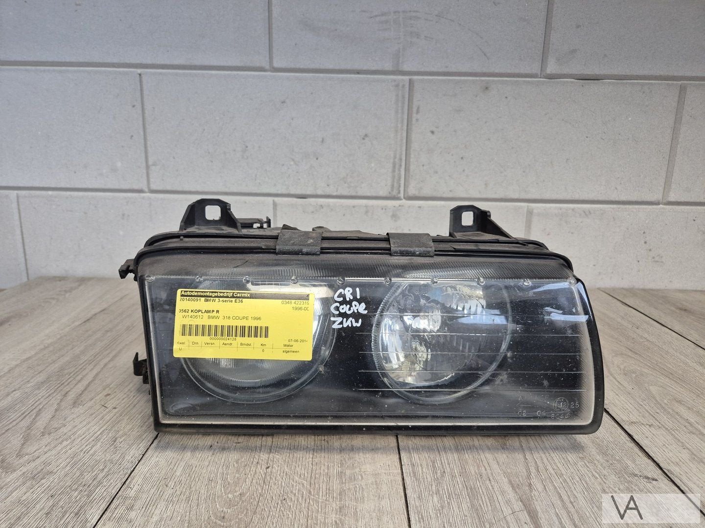 Koplamp rechts BMW 3 serie E36 1990 - 1998 ZKW 8363500 €70, -, Utilisé, -, Enlèvement ou Envoi