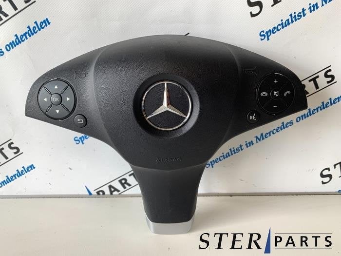 Airbag gauche (volant) d'un Mercedes E-Klasse, 3 mois de garantie, Utilisé, -, -