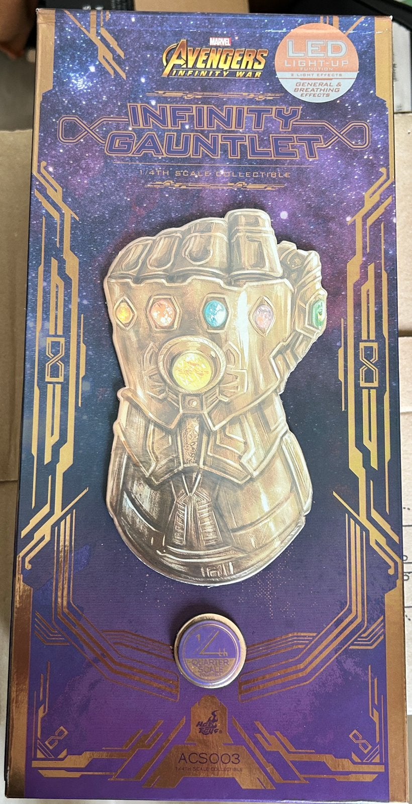 Hot Toys Infinity Gauntlet, Ophalen of Verzenden, Gebruikt