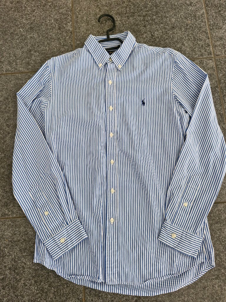 Polo Ralph Lauren SLIM FIT Overhemd maat medium, Kleding | Heren, Overhemden, Ophalen, Zo goed als nieuw, Polo Ralph Lauren