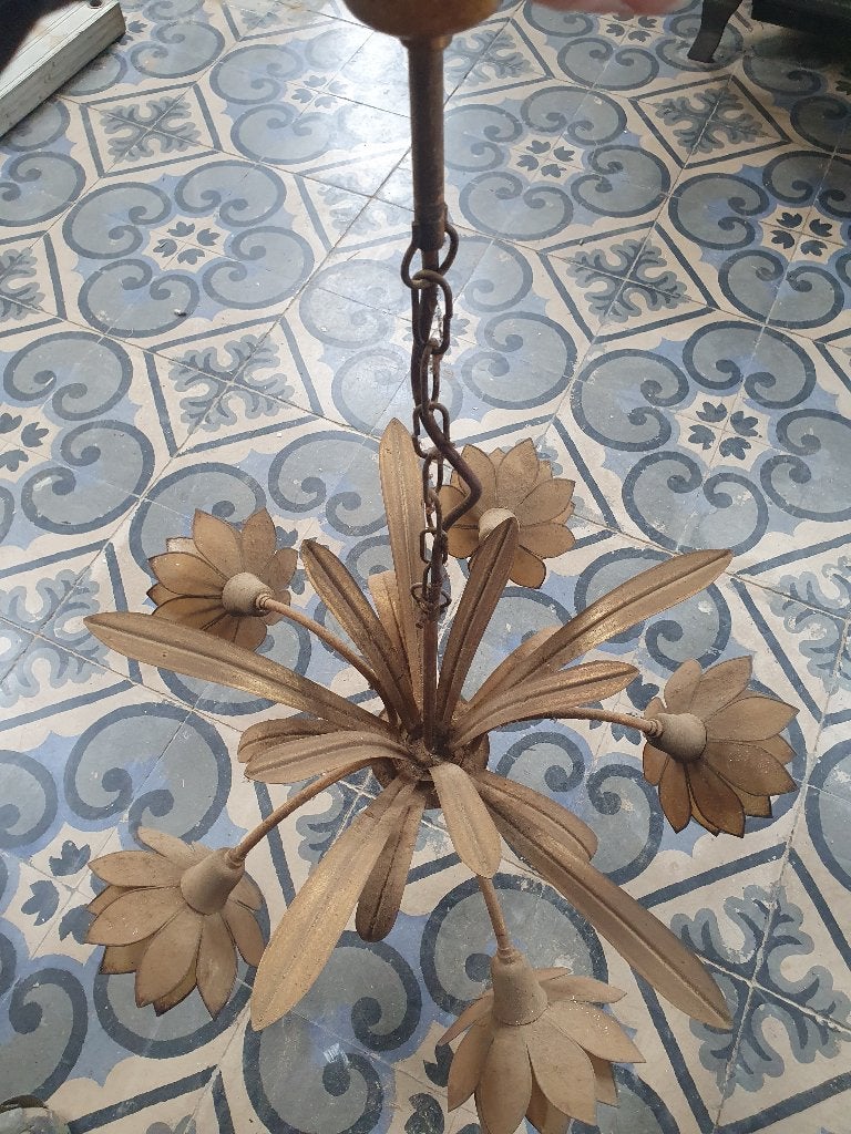 Lustre vintage, Ophalen, Gebruikt, Glas, Vintage