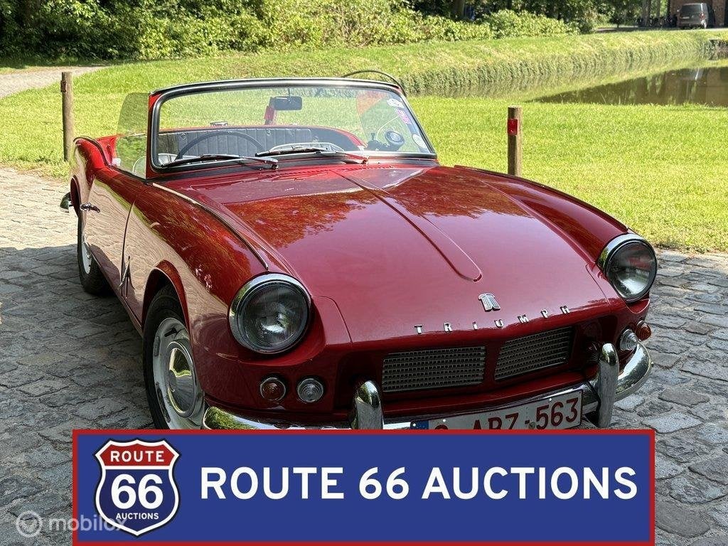 Triumph Spitfire 4 Mk1 | 1963 | Route 66 Auctions, Autos, Oldtimers & Ancêtres, Entreprise, Achat, Triumph, Essence, Autre carrosserie