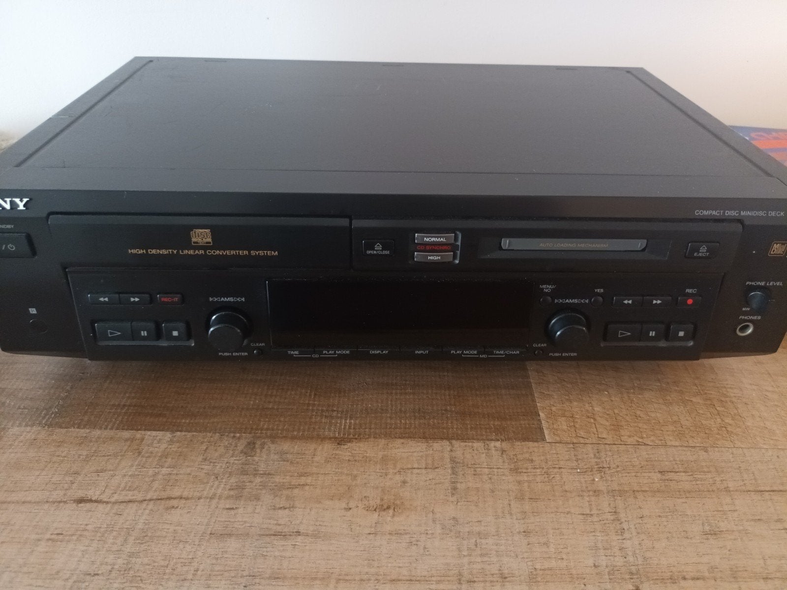 sony mini disc speler MXD-D3 in goede staat, TV, Hi-fi & Vidéo, Enlèvement ou Envoi, Sony